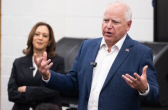 Walz’s Marketing campaign Path Contains Tales of Serving to With Lice on Facetime, Speaking In regards to the Perils of Gutters