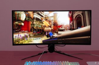 a shocking ultra-wide gaming monitor