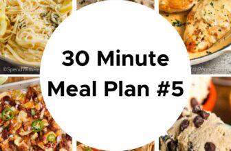30 Minute Meal Plan #5