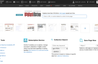 The Web Archive’s Wayback Machine is absolutely again in motion with saving pages