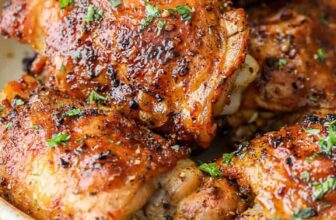 Crispy Baked Hen Thighs – Spend With Pennies