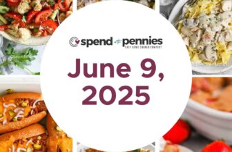 Weekly Meal Plan June 9, 2025