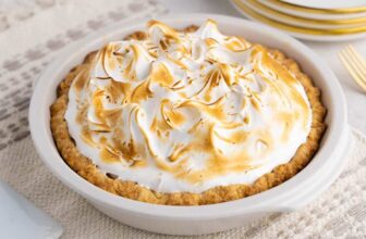 Candy Potato Pie with Marshmallow Meringue